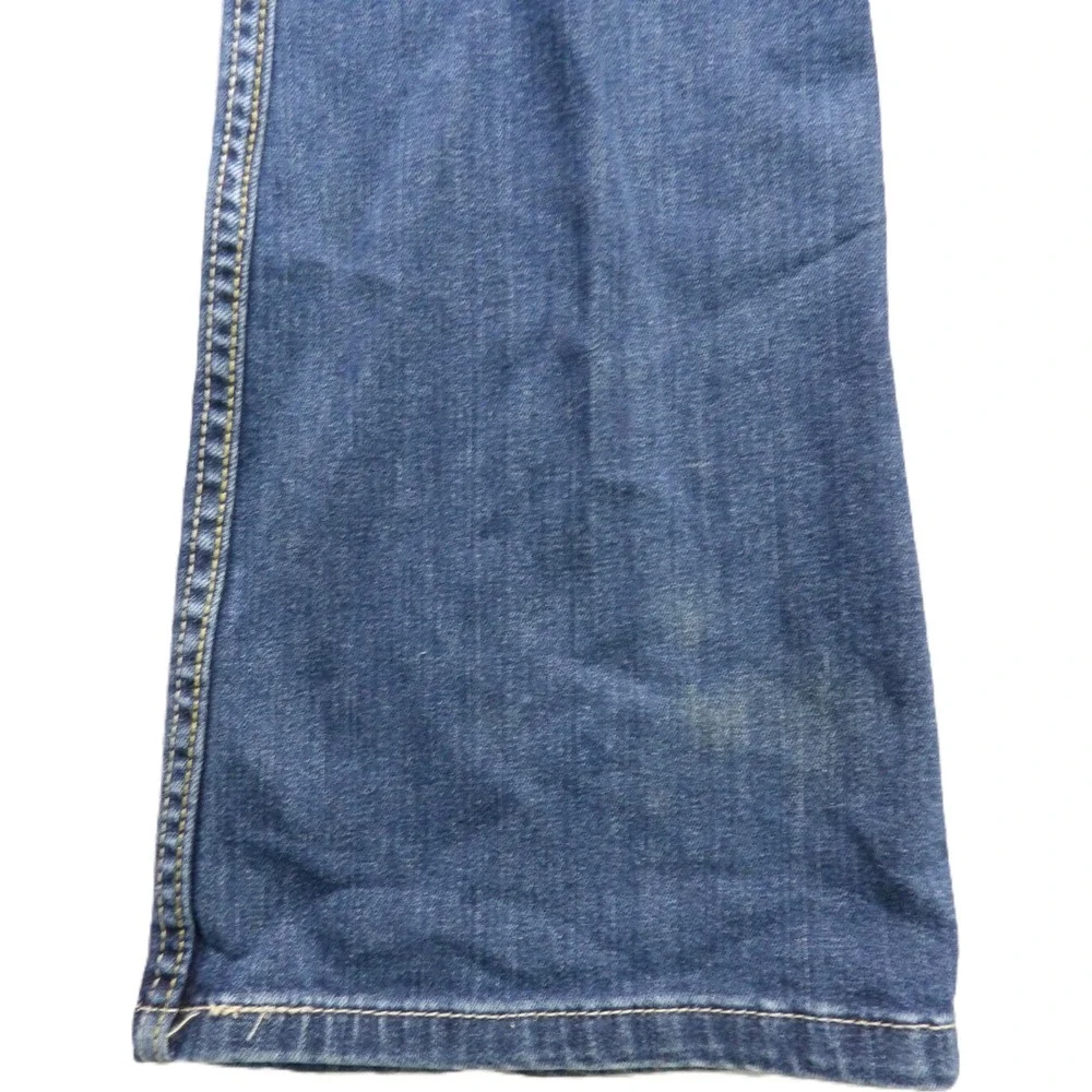 Levis 518 Superlow Jeans Women W25xL32 Blue Denim Flare Bootcut Low Rise Stretch